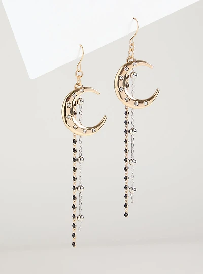 Moon Drop Earrings