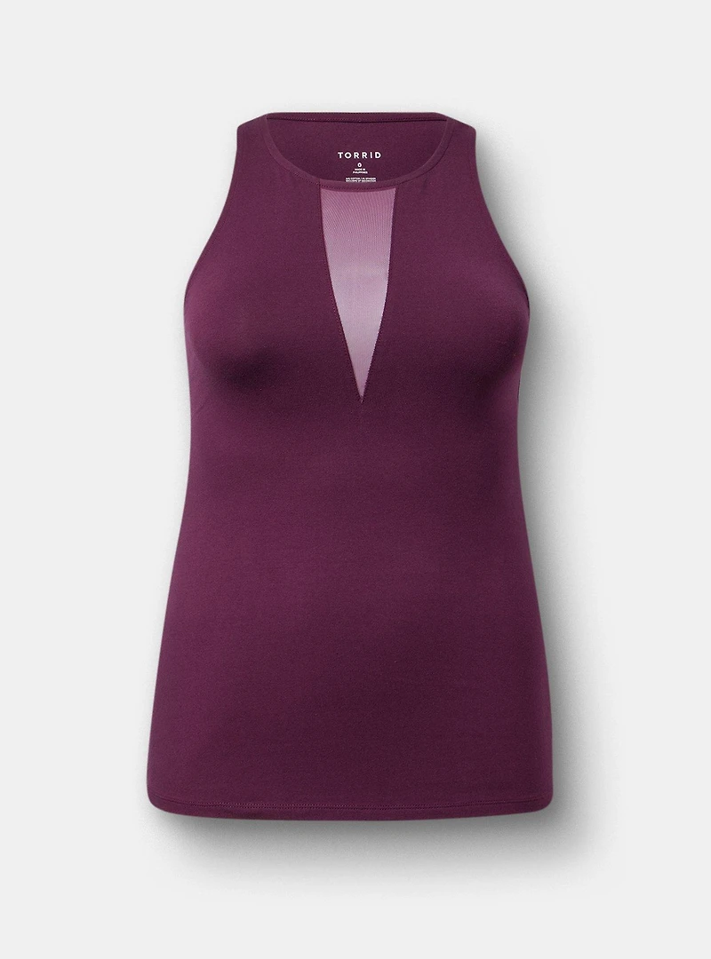 Foxy Mesh Inset Tank