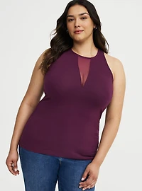 Foxy Mesh Inset Tank