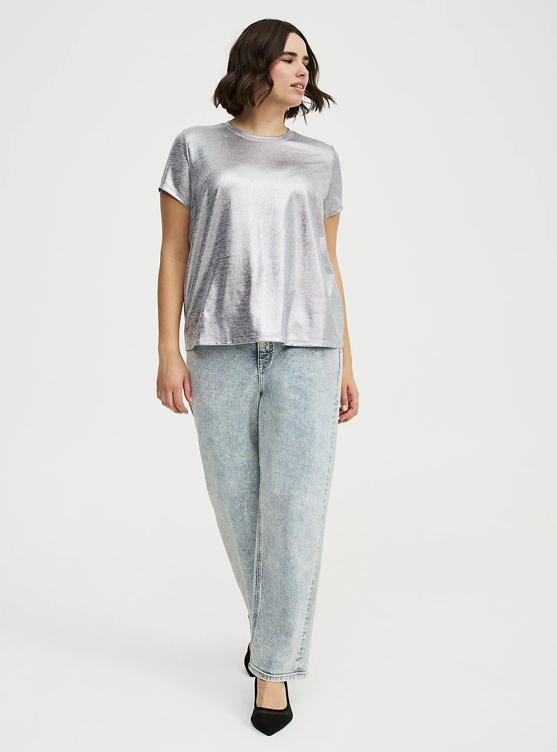 Foil Hacci Crew Easy Tee