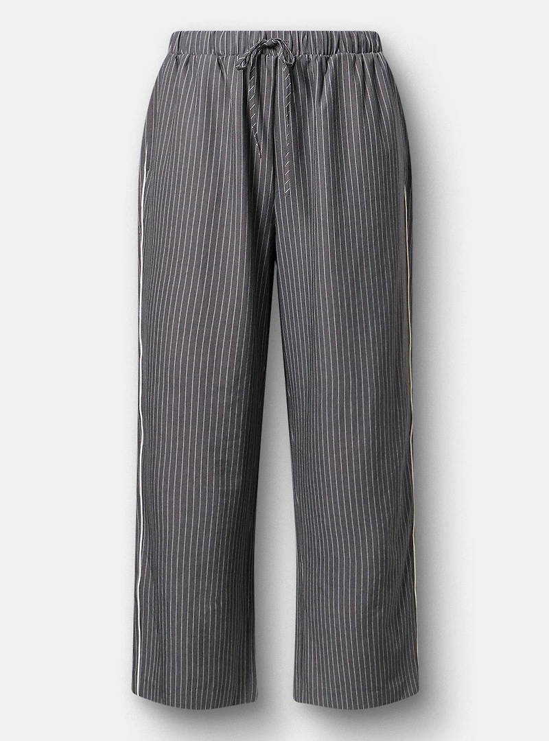 Pull-On Straight High-Rise Pant