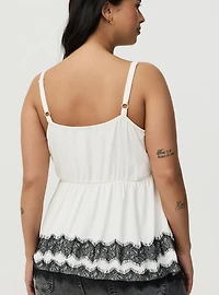 Scallop Trim Babydoll Cami