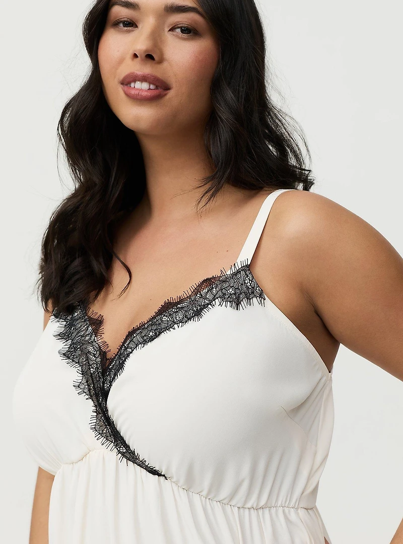 Scallop Trim Babydoll Cami