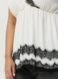 Scallop Trim Babydoll Cami