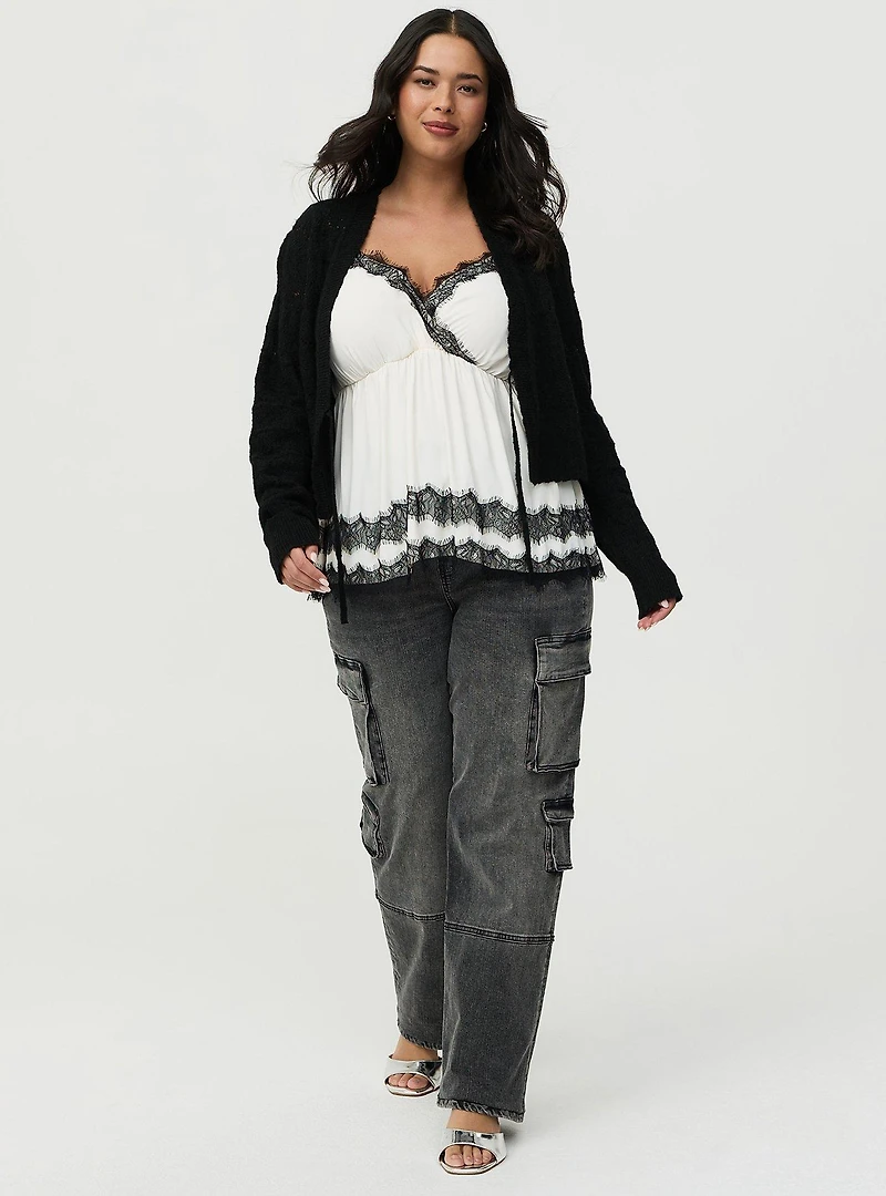 Scallop Trim Babydoll Cami