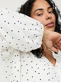 Georgette Button Front Blouse