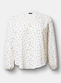 Georgette Button Front Blouse