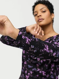 Cowl Neck Long Sleeve Top