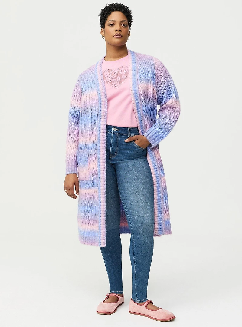 Heart Cutout Cotton Relaxed Crew Tee