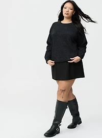 Sparkle Cozy Fleece Raglan Sweatshirt