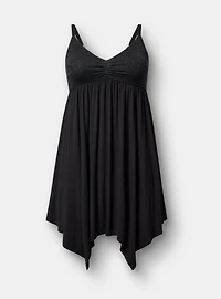 Super Soft Lace Bodice Babydoll Sleep Gown