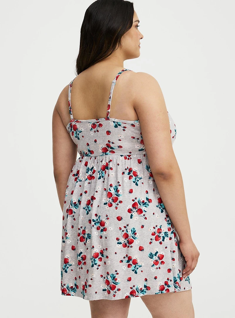 Super Soft Lace Trim Sleep Chemise