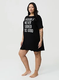 Super Soft Jersey Sleep Tee Dress