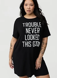 Super Soft Jersey Sleep Tee Dress