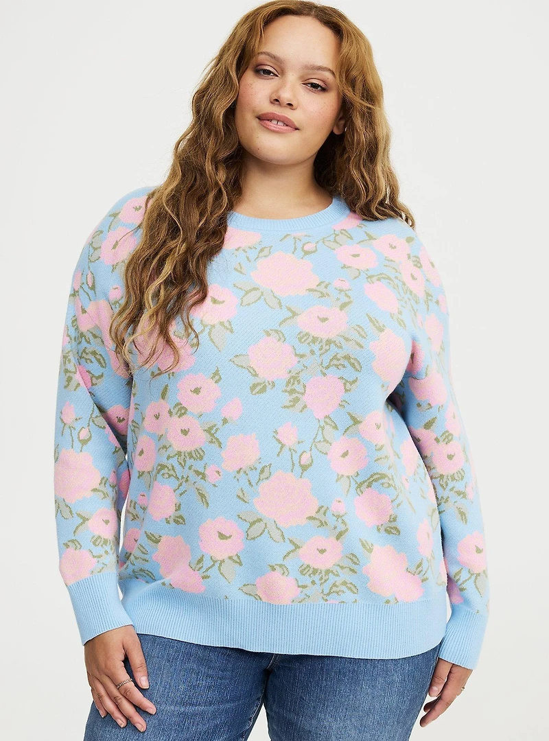 Crew Neck Pullover Sweater