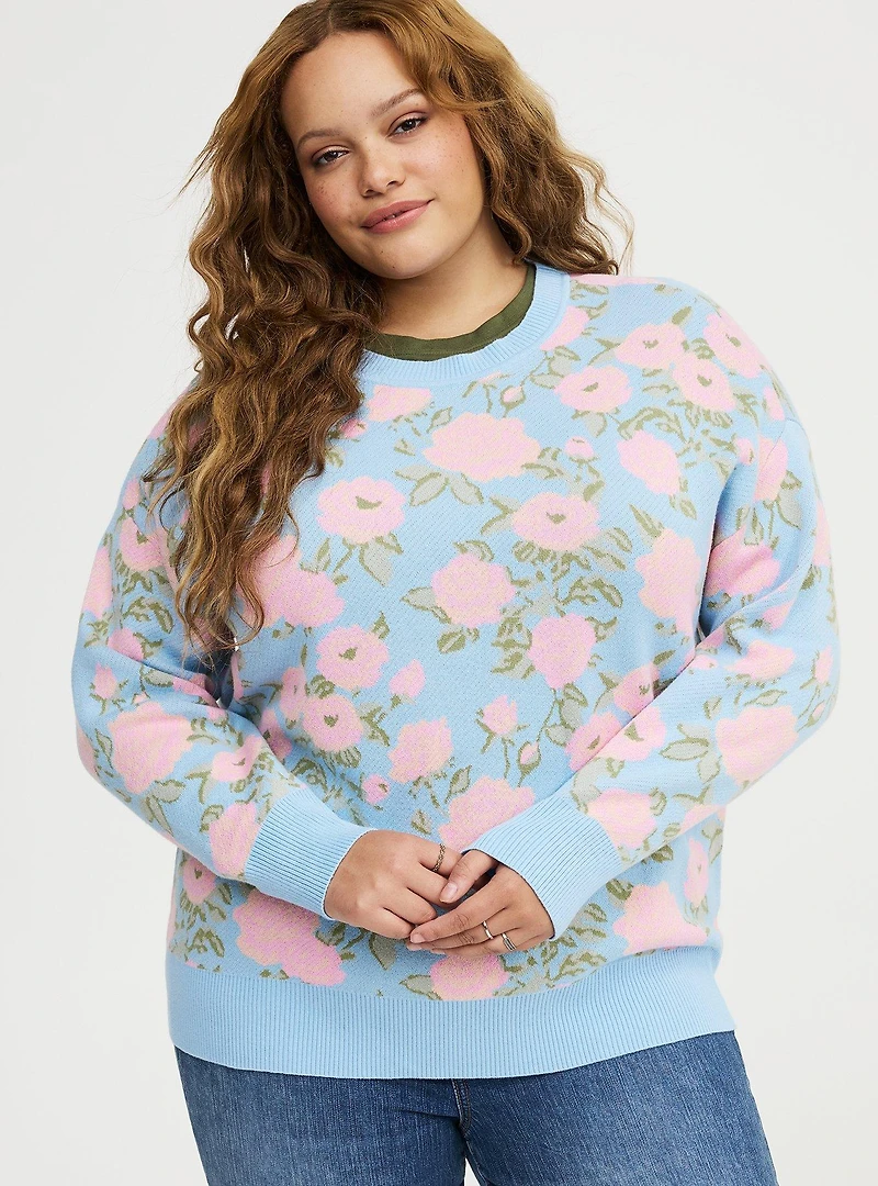 Crew Neck Pullover Sweater