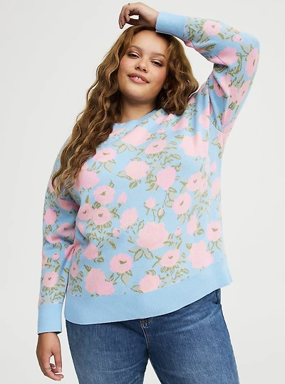 Crew Neck Pullover Sweater