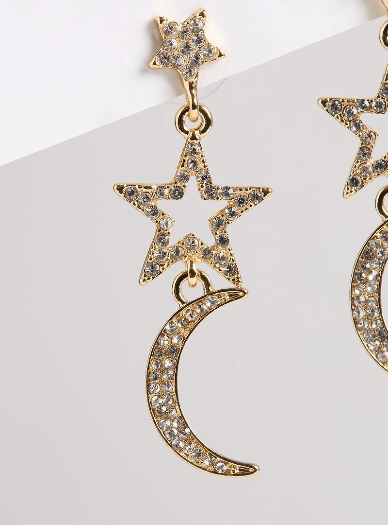 Celestial Beaded Earring Set