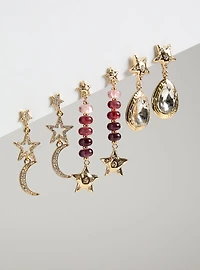 Celestial Beaded Earring Set