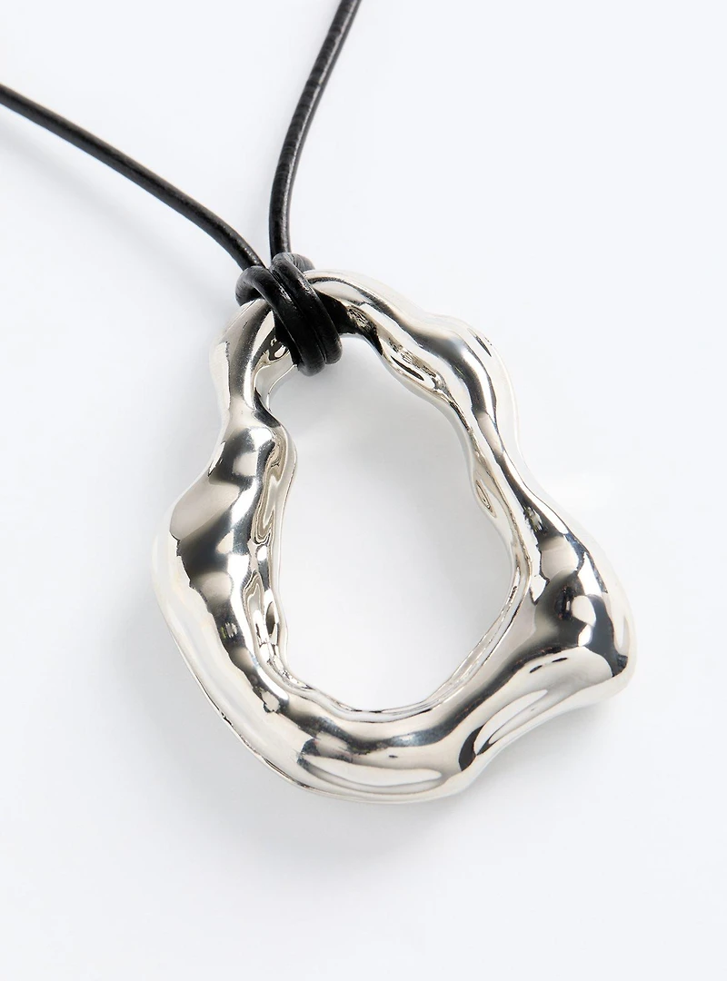 Organic Cord Pendant Necklace