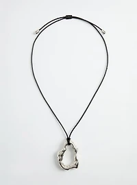 Organic Cord Pendant Necklace