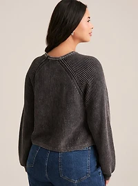 Festi Cropped Crew Sweater