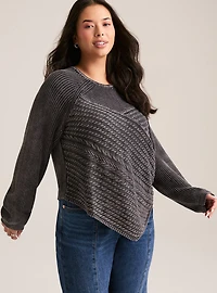 Festi Cropped Crew Sweater