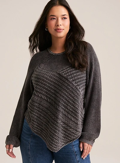 Festi Cropped Crew Sweater