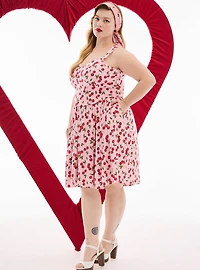 Retro Chic Pleated Midi Skirt