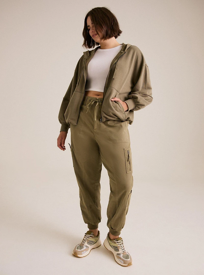 Festi Zip-Front Balloon Hoodie