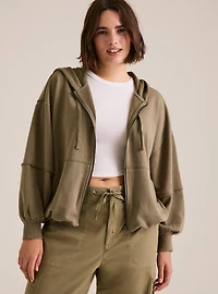 Festi Zip-Front Balloon Hoodie