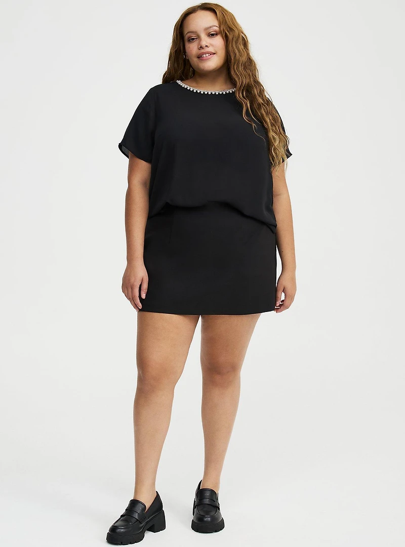 Abbey Embellished Neckline Top