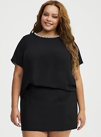 Abbey Embellished Neckline Top