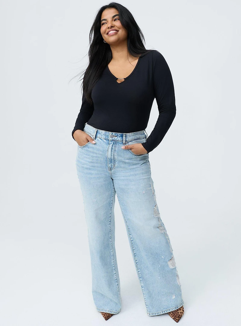 Heart Ring Long Sleeve Top