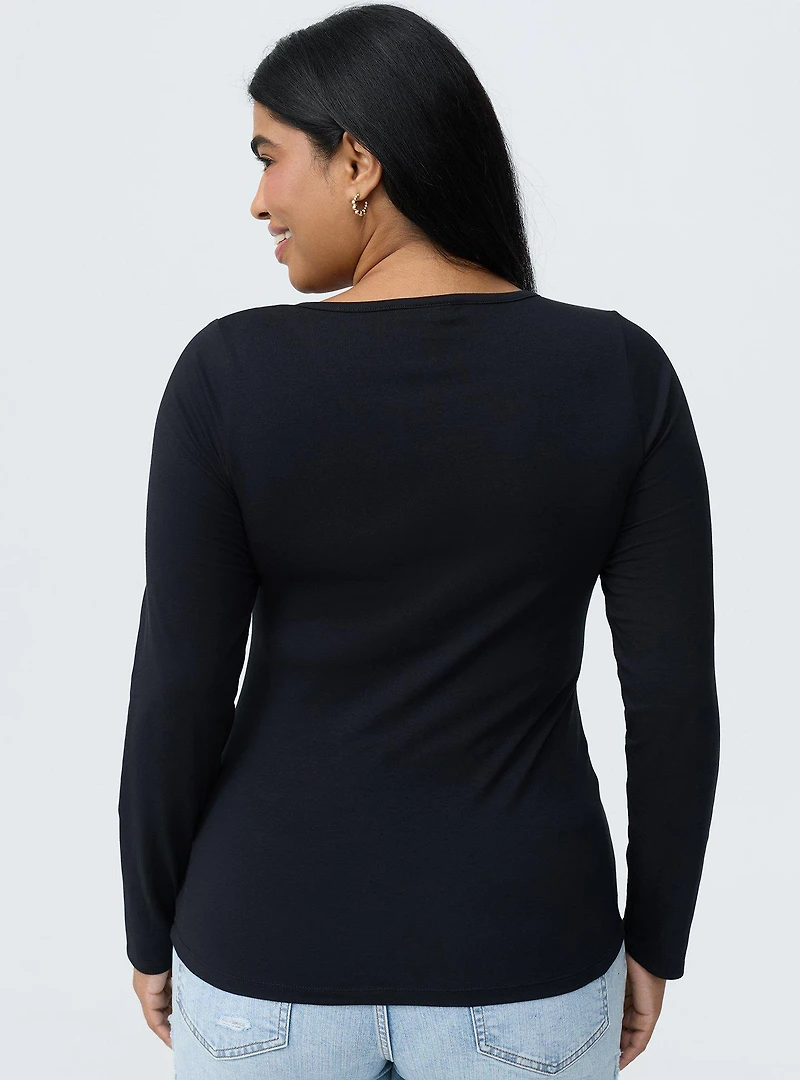 Heart Ring Long Sleeve Top