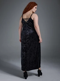 Nightfall Velour Maxi Dress