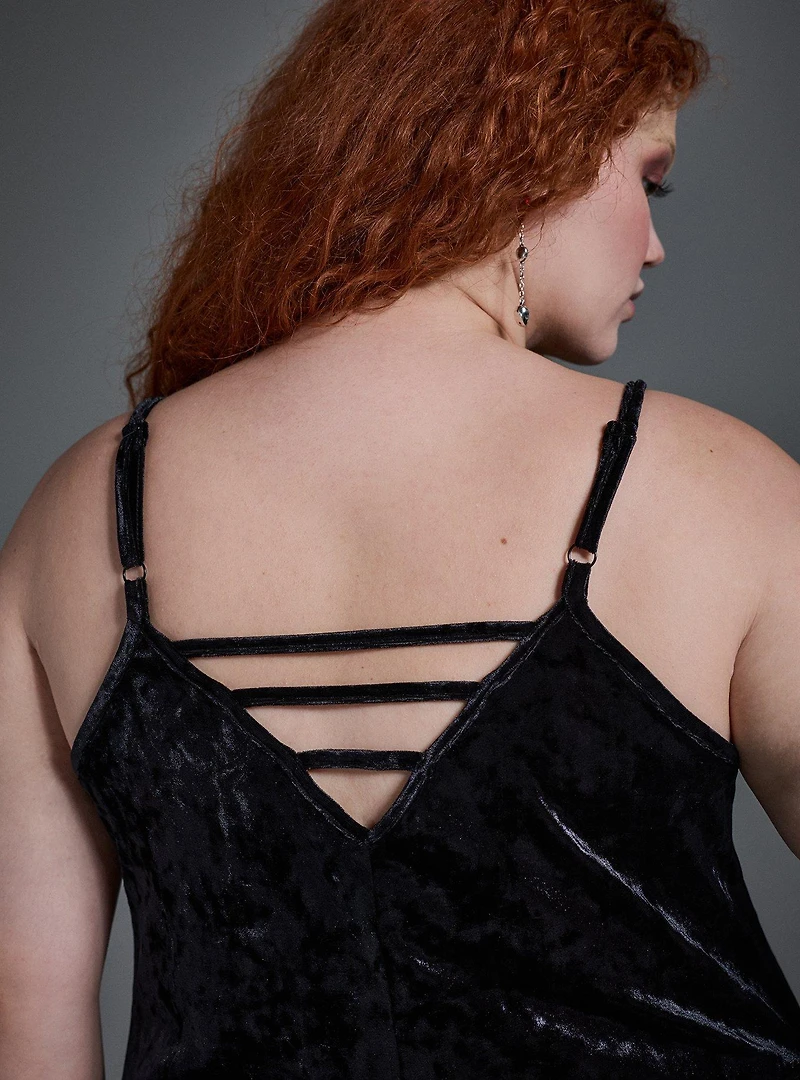 Nightfall Velour Maxi Dress