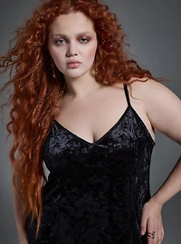 Nightfall Velour Maxi Dress