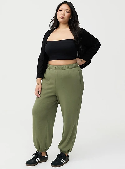 Pull-On Cozy Fleece Parachute Jogger