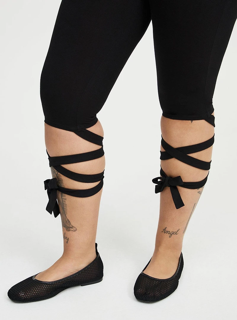 Capri Ballerina Tie Legging