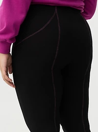 Full Length Contrast Stitch Bootcut Legging