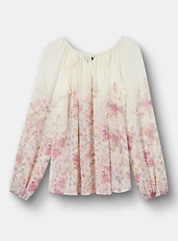 Chiffon Ruffle Blouse