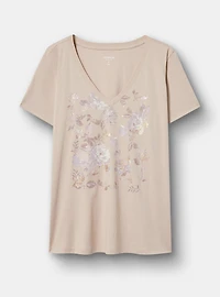 Classic Cotton V-Neck Tee