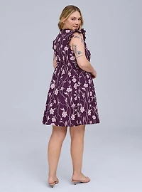 Belle Isle Flutter Sleeve V-Neck Dress