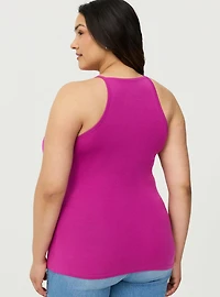 Foxy High-Neck Ruched Cami