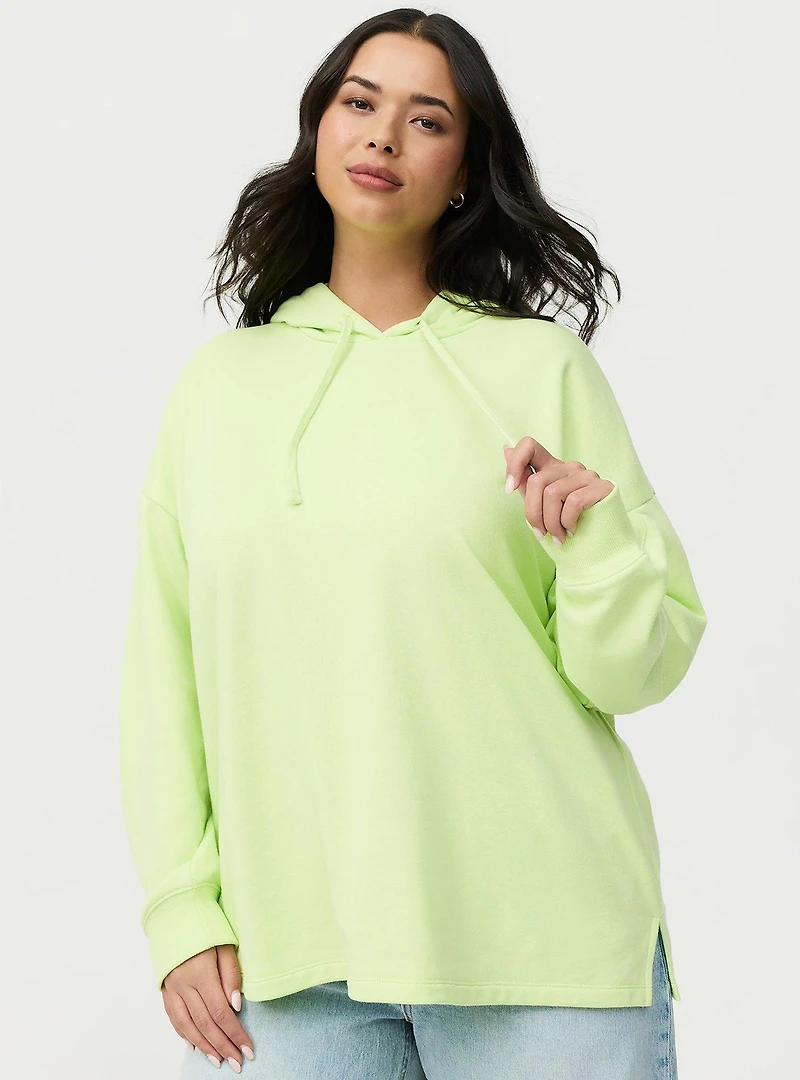 French Terry Long Sleeve Hoodie