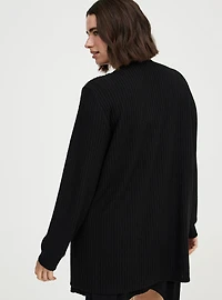 Super Soft Plush Waffle Lounge Cardigan