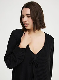 Super Soft Plush Waffle Lounge Cardigan