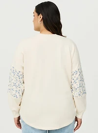 French Terry Contrast Sweatshirt