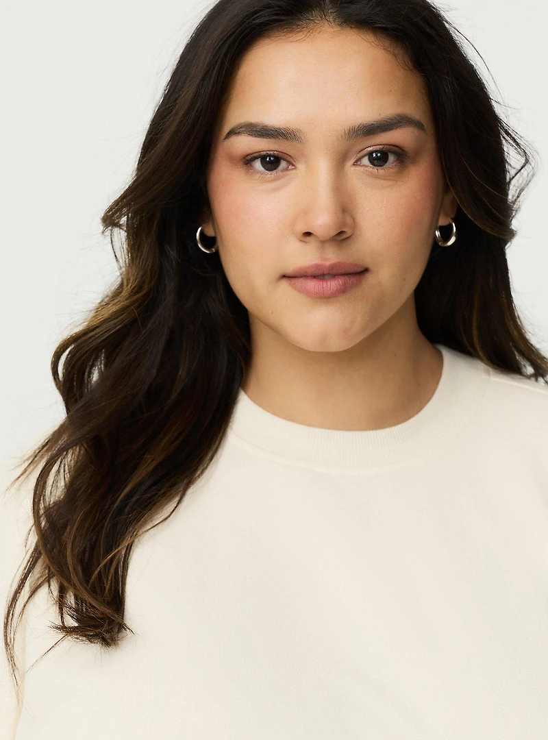 French Terry Contrast Sweatshirt